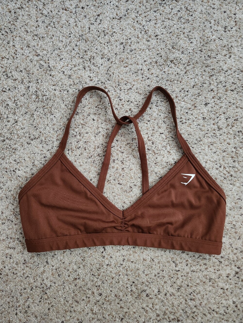 Gymshark Brown Athletic Sports Bra